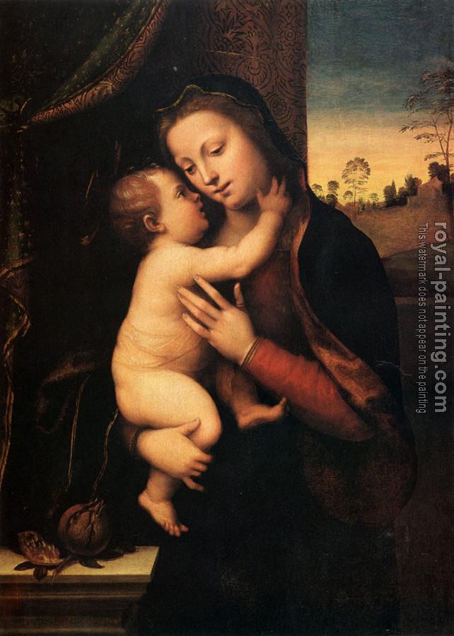 Mariotto Albertinelli : Madonna And Child